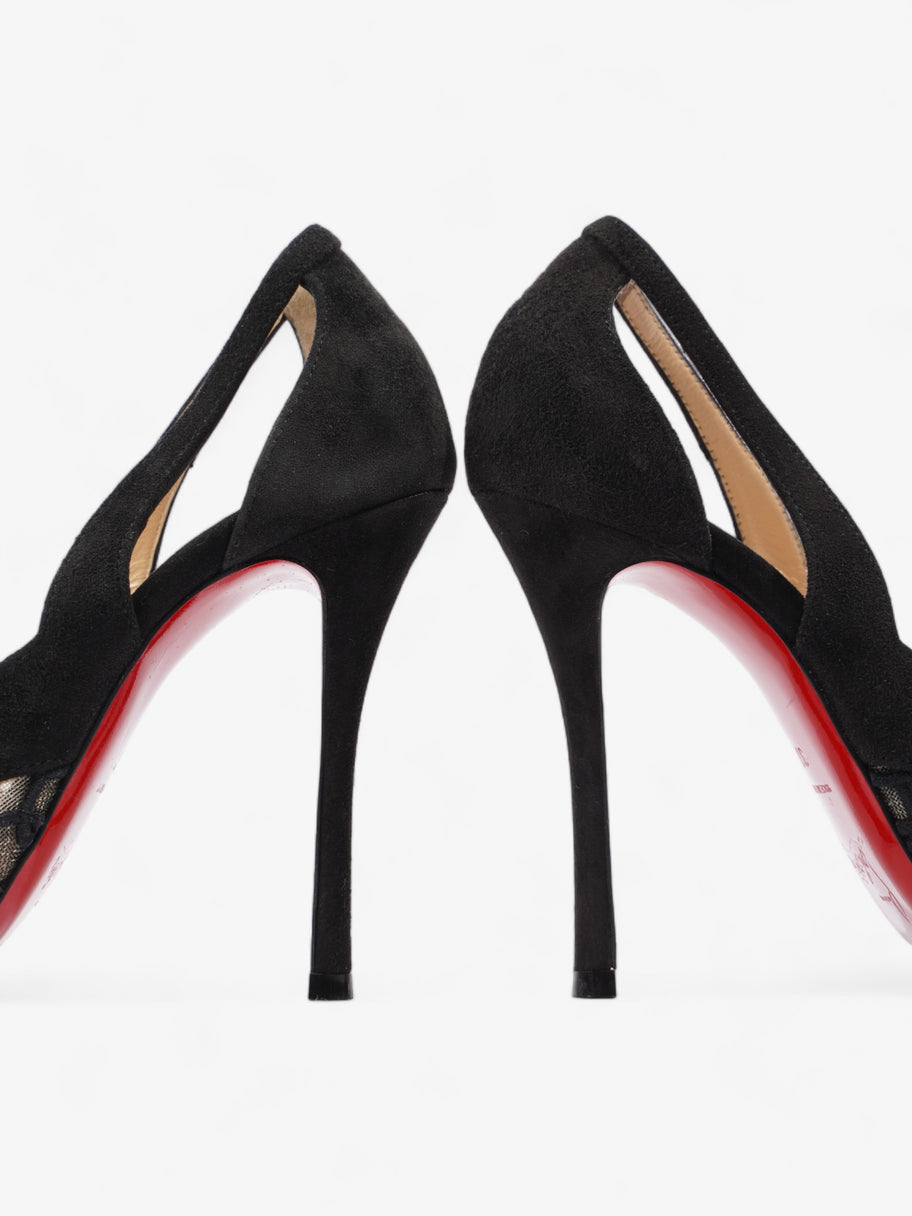 Christian Louboutin K Racas Pumps 115mm Black Mesh EU 37 UK 4 Image 9