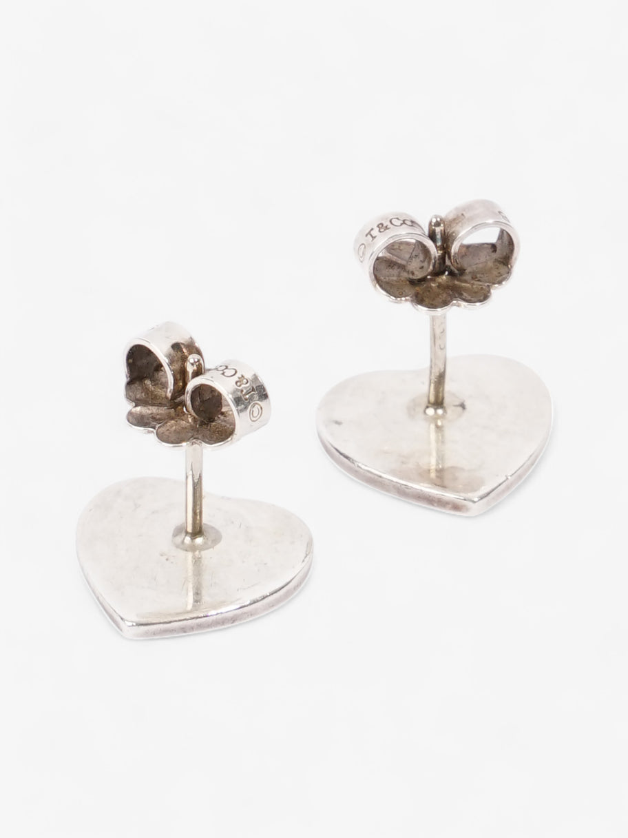 Tiffany and Co Return to Tiffany Heart Earrings Silver Silver Sterling Image 2