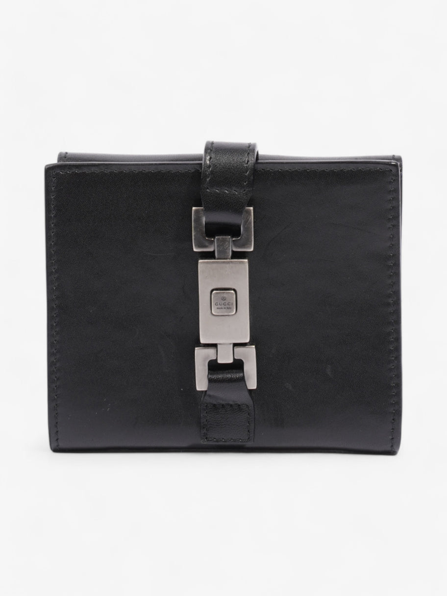 Gucci Jackie 2 Fold Wallet Black Leather Image 1