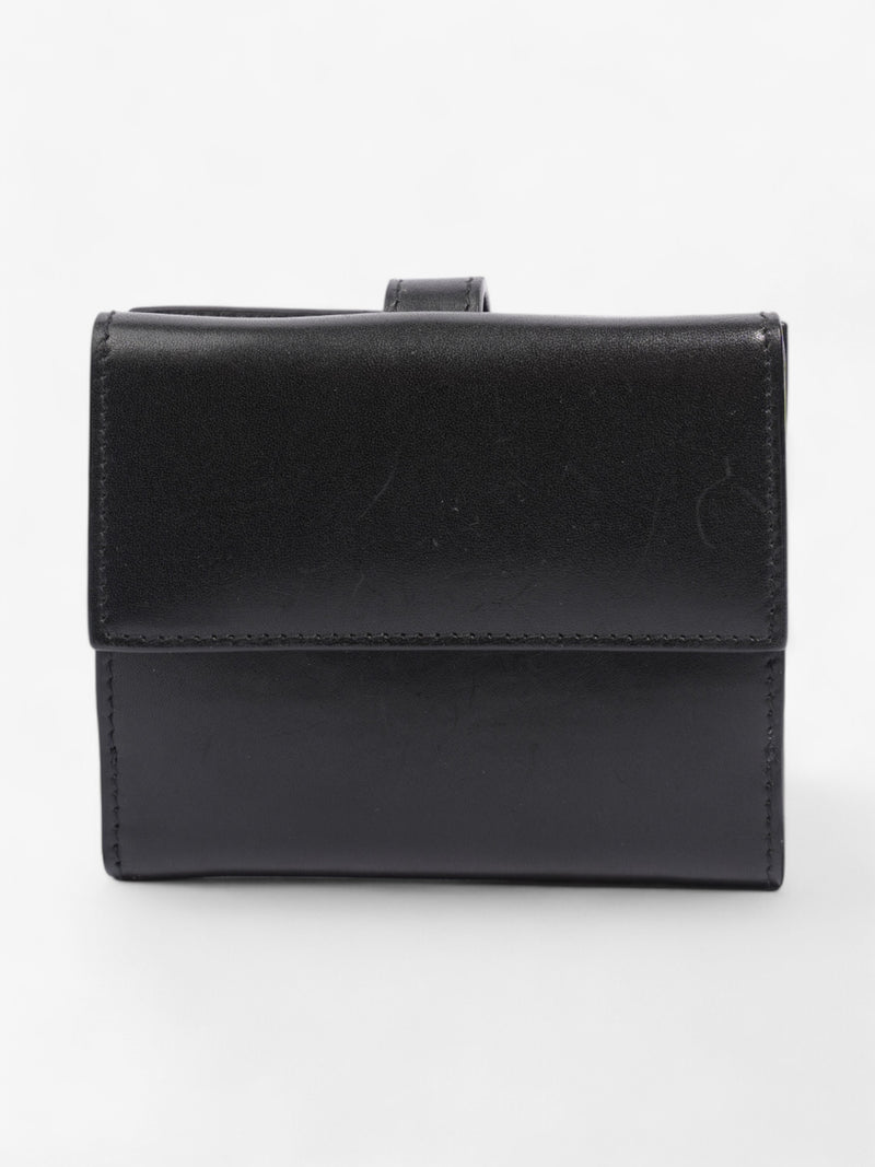  Gucci Jackie 2 Fold Wallet Black Leather