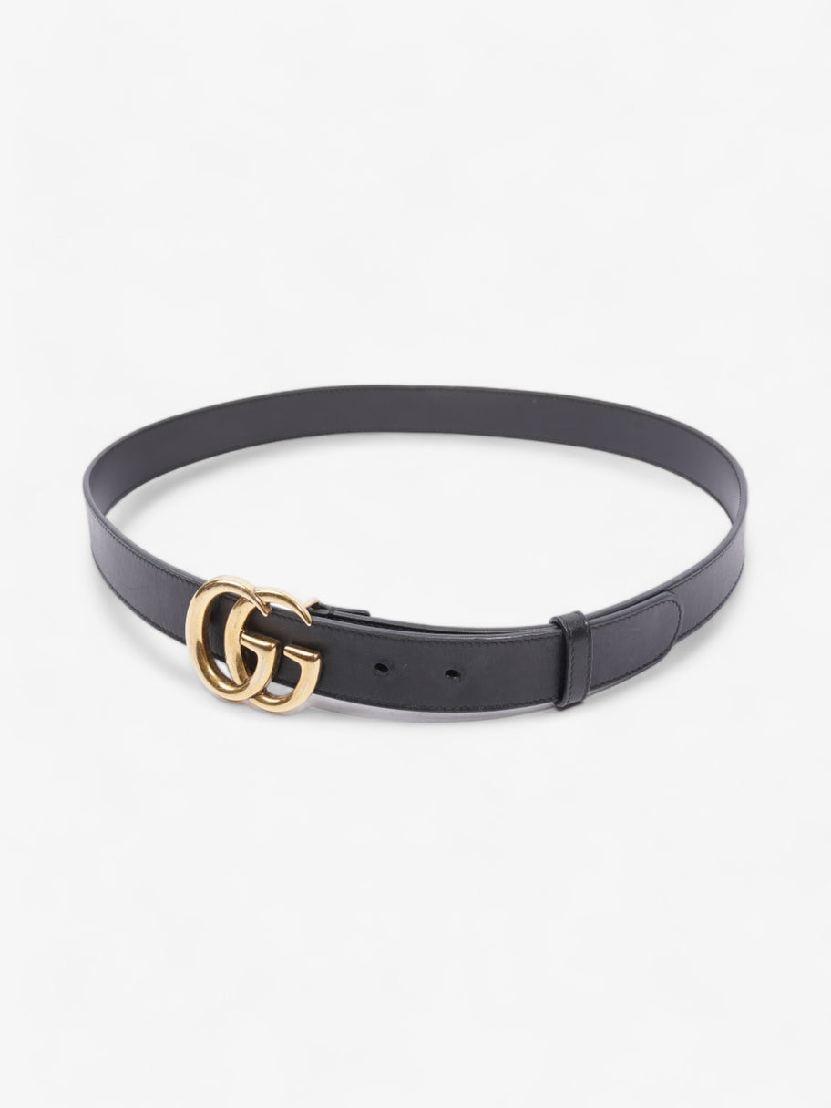 Gucci Double G Belt Black Leather 90cm 36