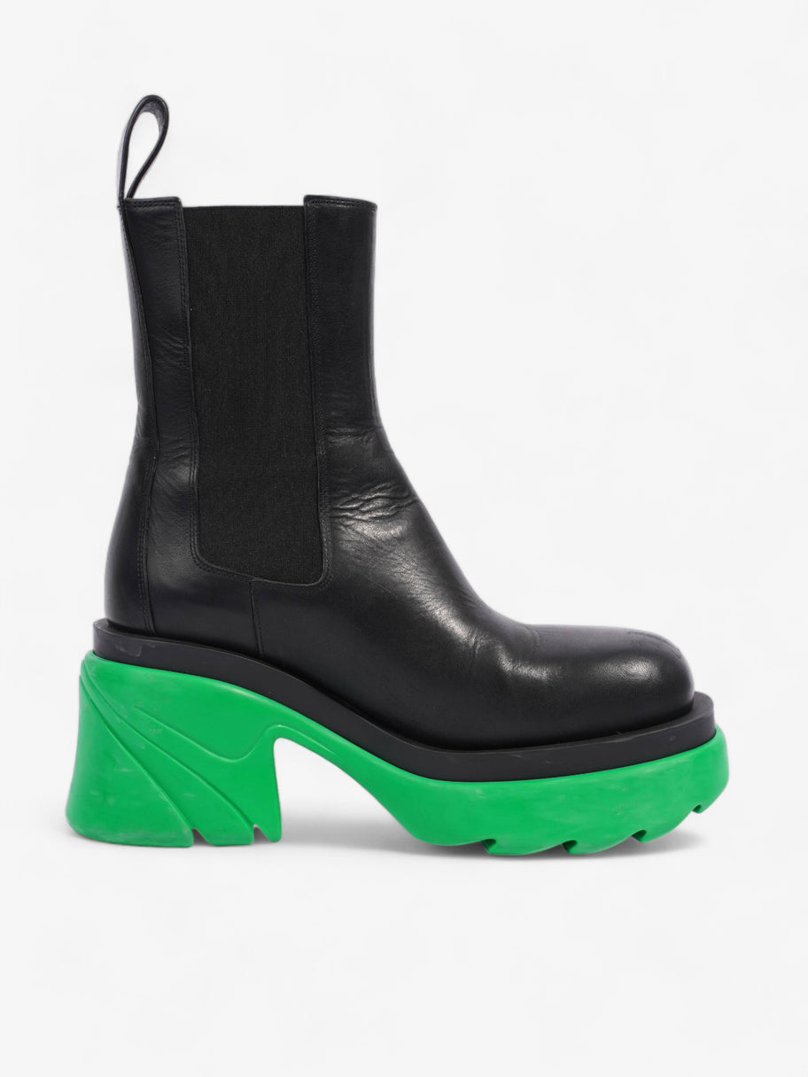 Flash Boot Black / Green Leather EU 39.5 UK 6.5 Image 4