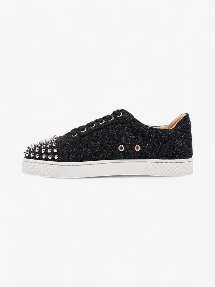 Christian Louboutin Vieira Spikes Sneakers Black Glitter Glitter EU 39 UK 6 Image 3