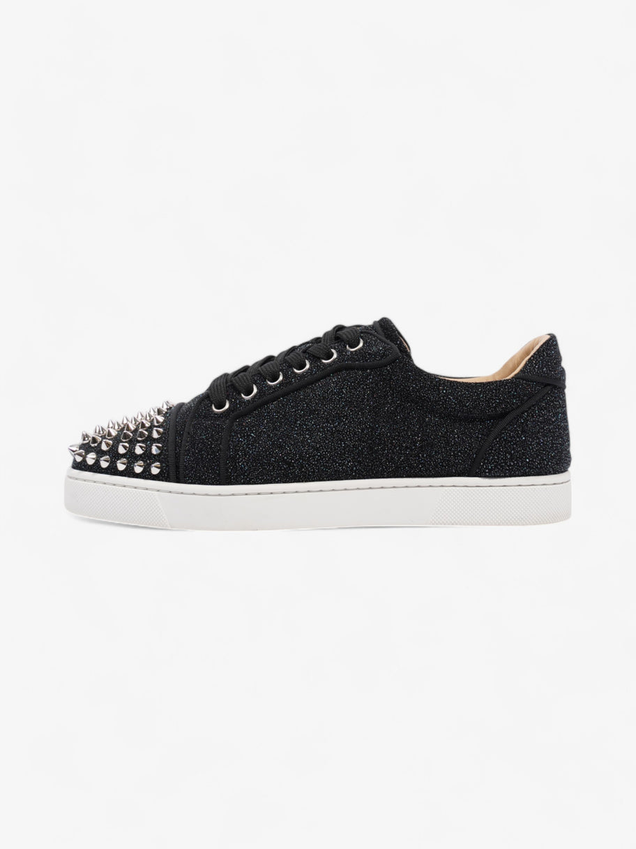 Christian Louboutin Vieira Spikes Sneakers Black Glitter Glitter EU 39 UK 6 Image 5