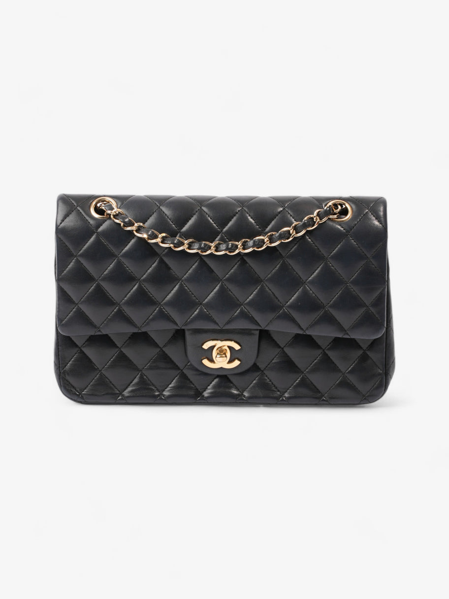 Chanel Classic Double Flap Black Lambskin Leather Medium Image 1