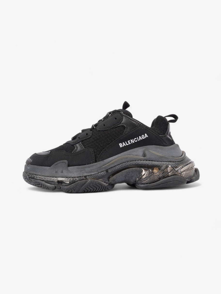 Balenciaga Triple S Clear Sole Black Mesh EU 39 UK 6 Image 5