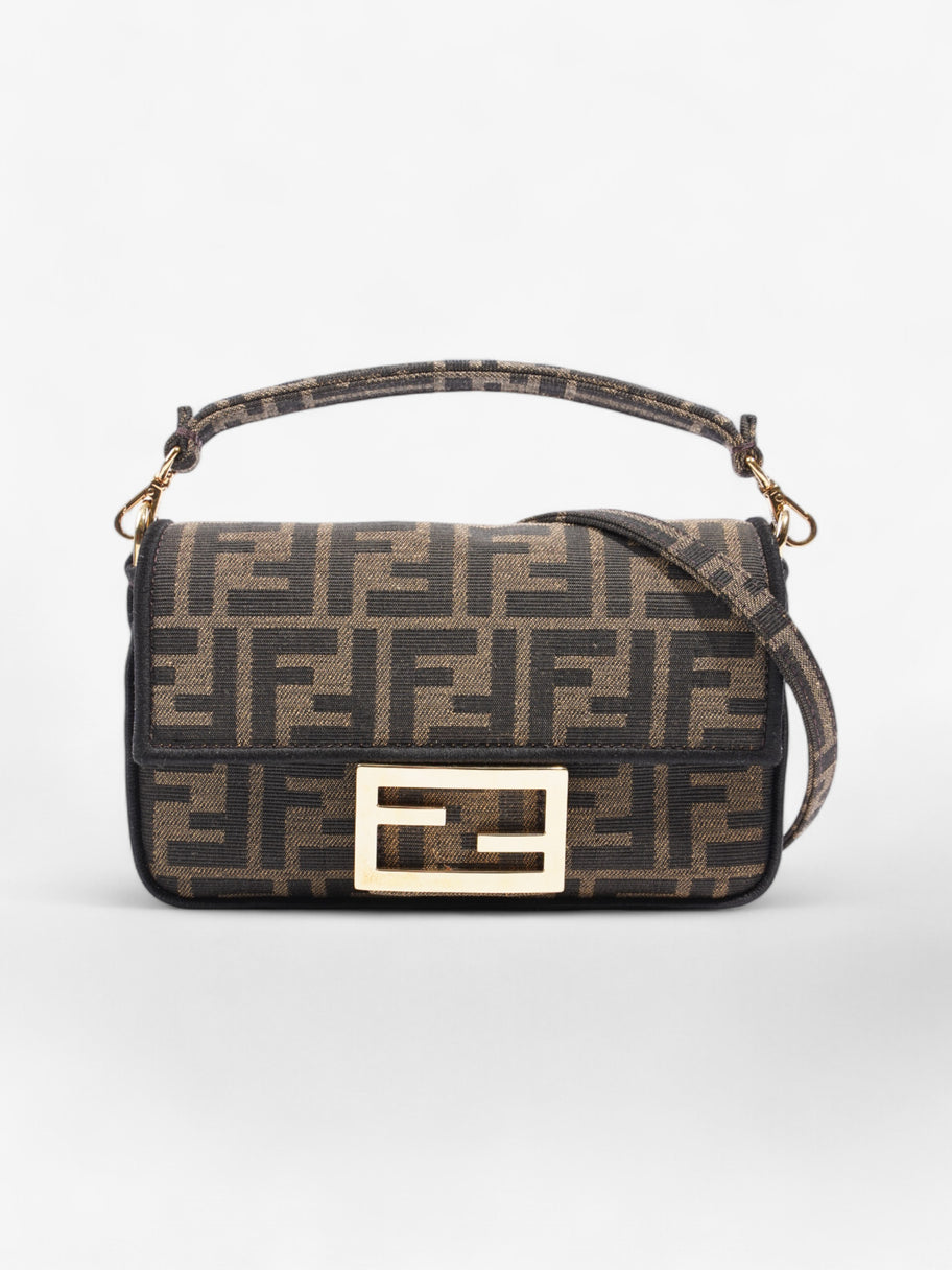 Fendi Baguette Tobacco / Brown Fabric Mini Image 12