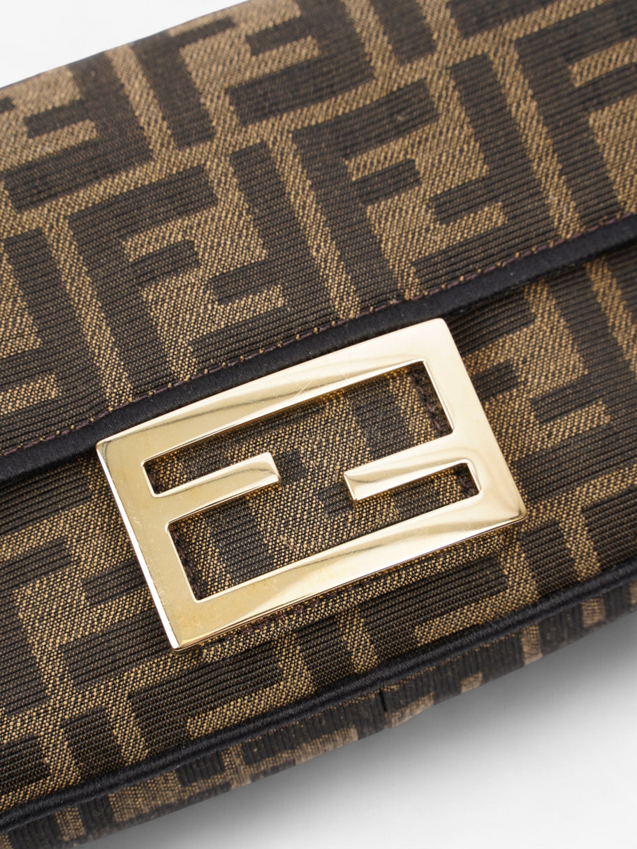 Fendi Baguette Tobacco / Brown Fabric Mini Image 7