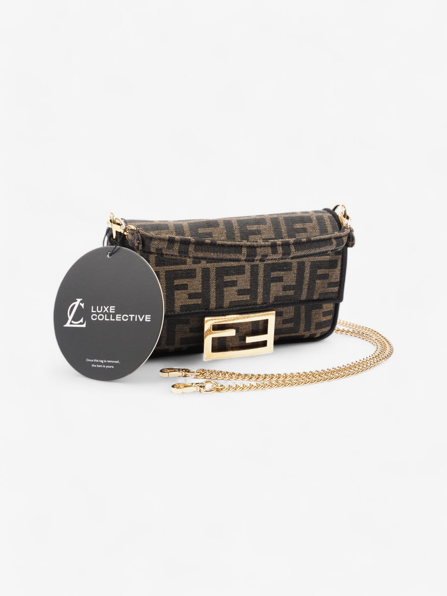 Fendi Baguette Tobacco / Brown Fabric Mini Image 10