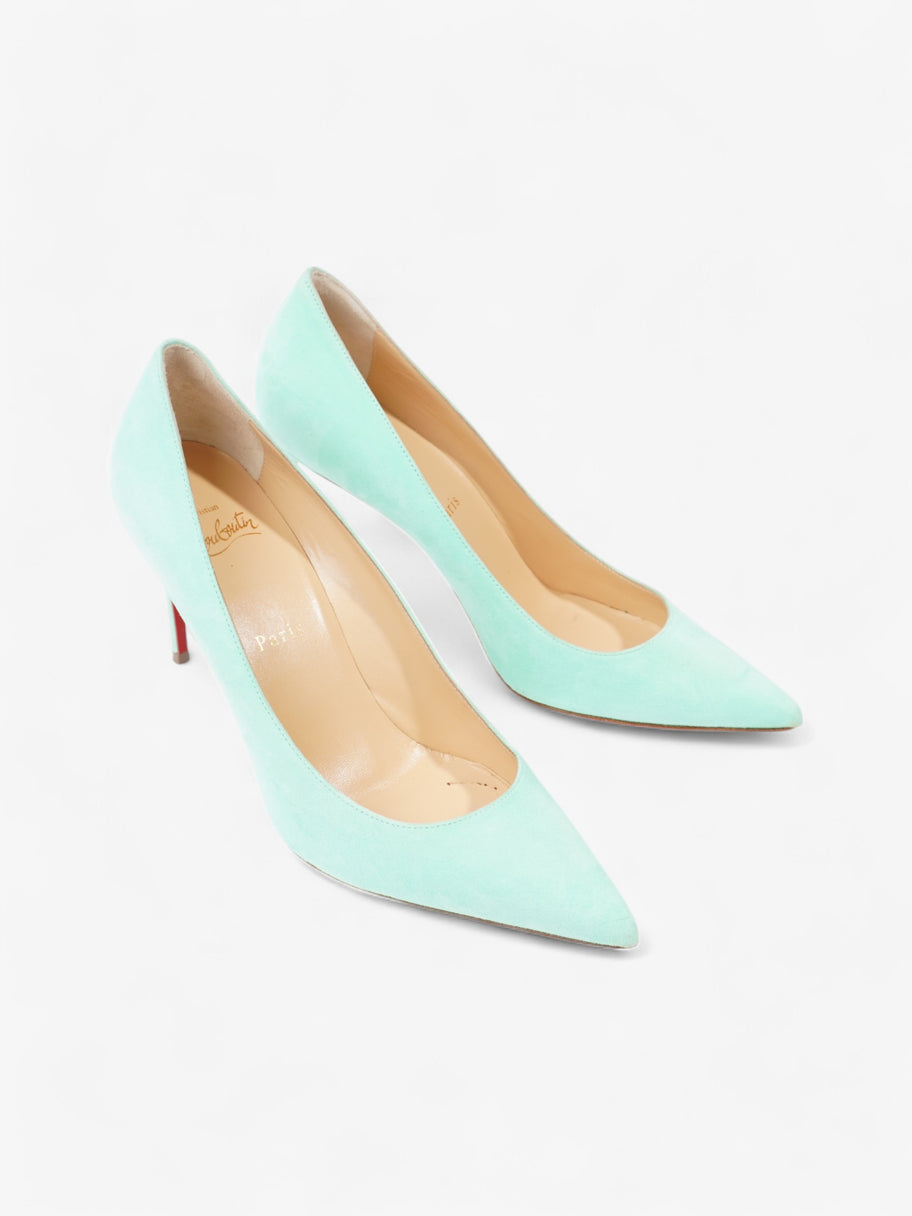 Christian Louboutin Kate 85 Turquoise  Suede EU 39 UK 6 Image 2