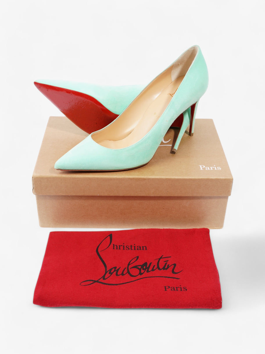 Christian Louboutin Kate 85 Turquoise  Suede EU 39 UK 6 Image 9