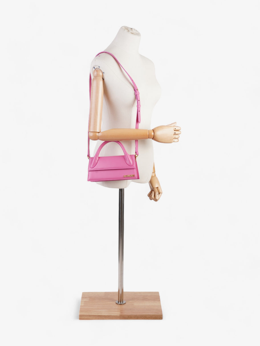 Jacquemus Le Chiquito Long Bag Pink Leather Image 2