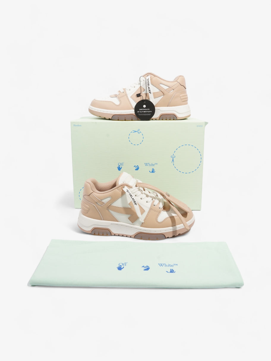 Off White Out Of Office Sneakers White / Nude Leather EU 36 UK 3 Image 10