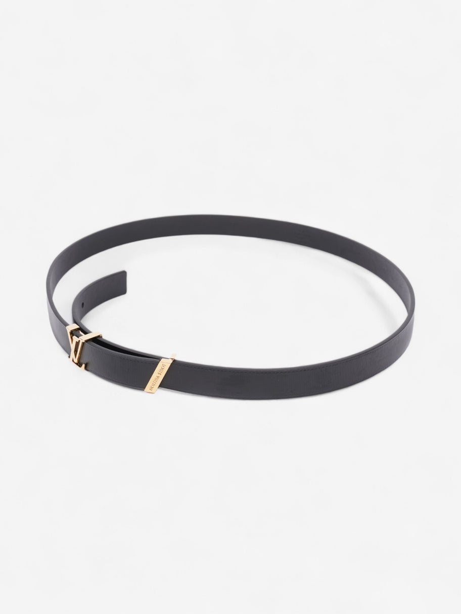 Louis Vuitton LV Initials Belt Black / Gold Leather 85cm / 34