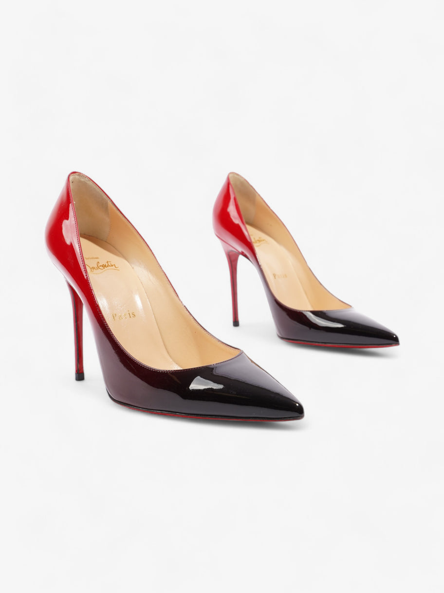 Christian Louboutin Decollete 554  100 Black / Red Patent Leather EU 38 UK 5 Image 2