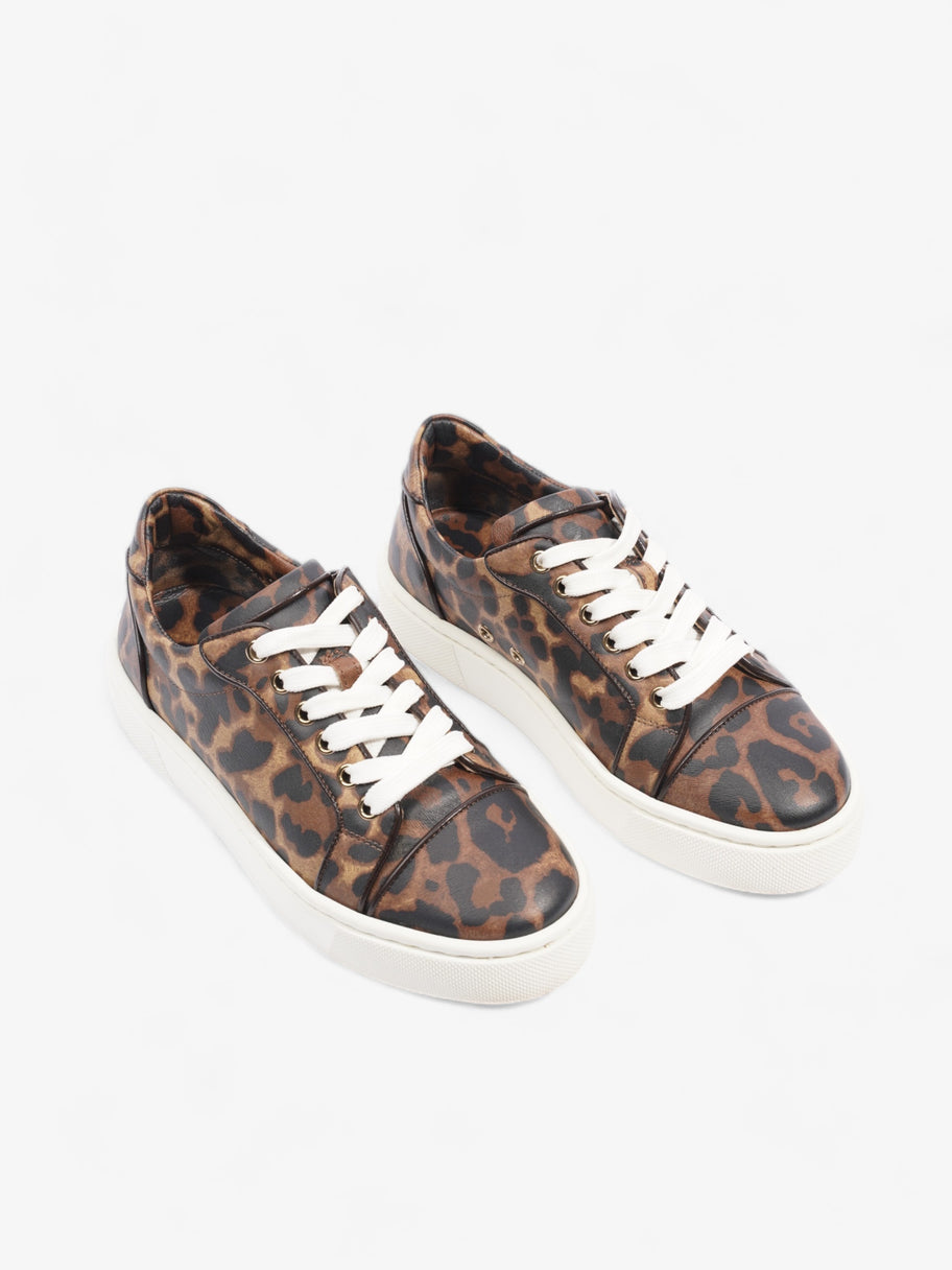 Vierissima Flat Sneakers Leopard Print Leather EU 37.5 UK 4.5 Image 8