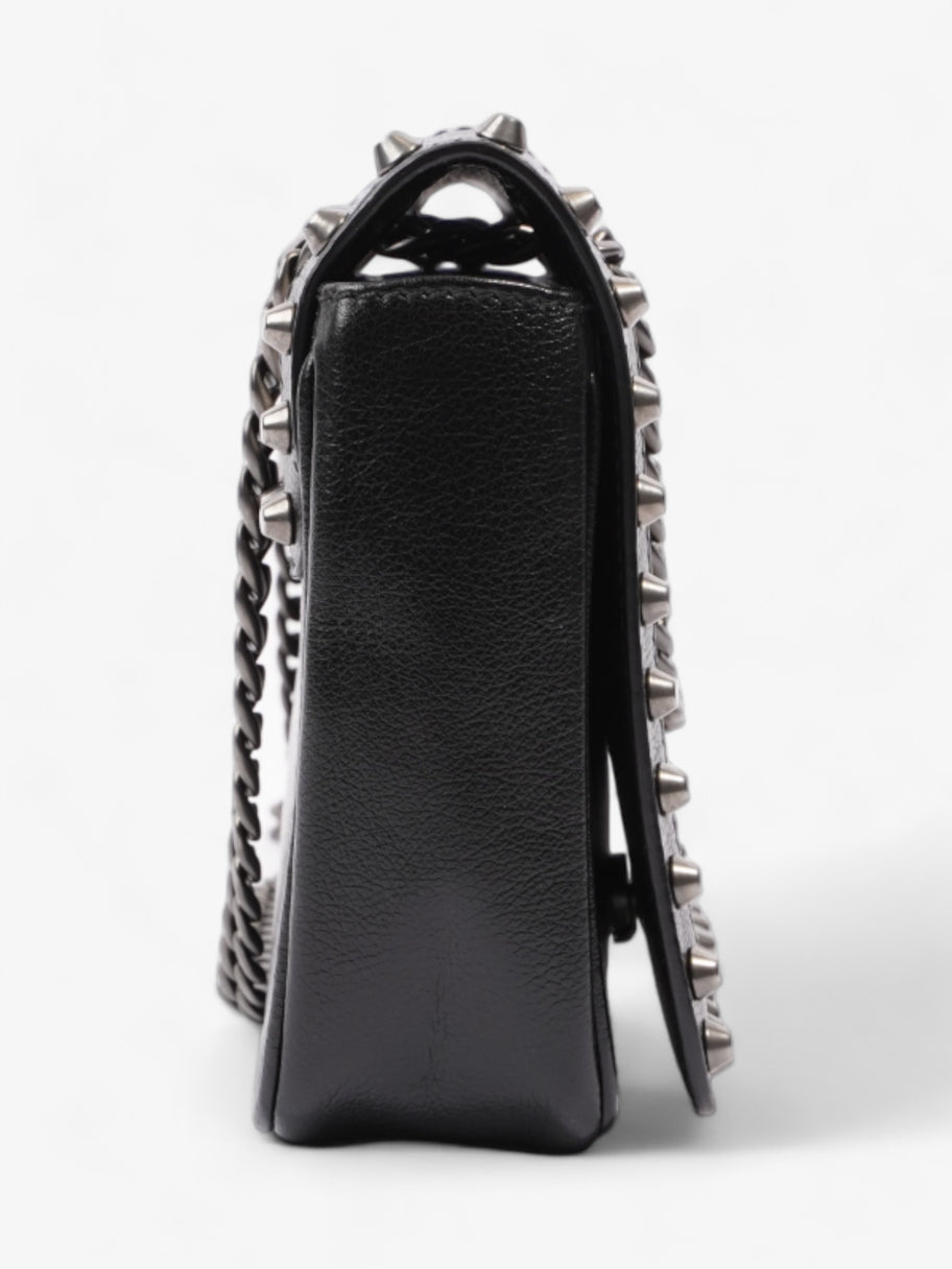 Vitello Studded Bag Black / White Calfskin Leather Image 5