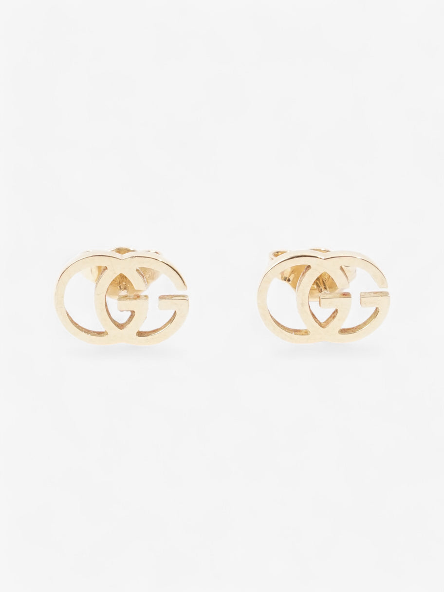 Gucci GG Marmont Stud Earrings Gold Yellow Gold Image 1