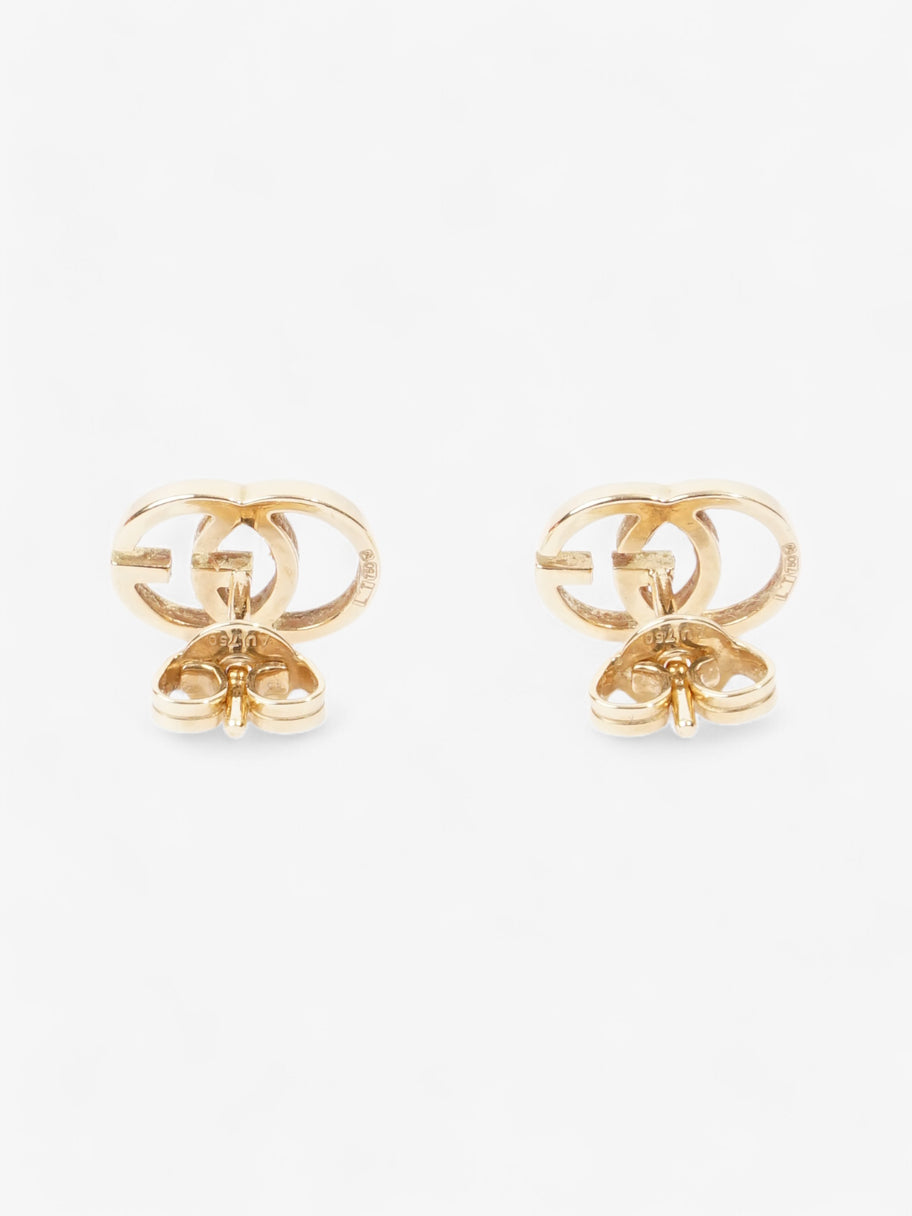 Gucci GG Marmont Stud Earrings Gold Yellow Gold Image 2