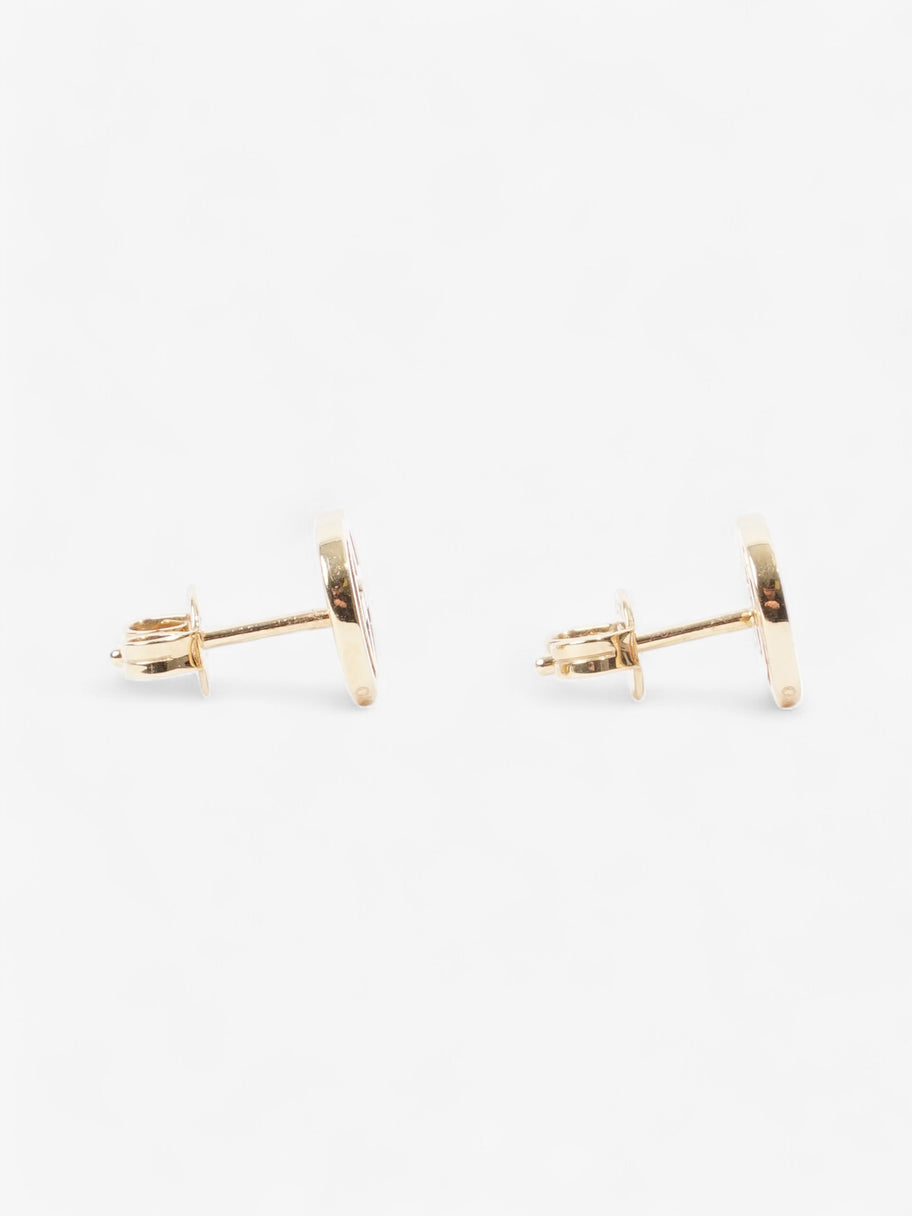 Gucci GG Marmont Stud Earrings Gold Yellow Gold Image 3