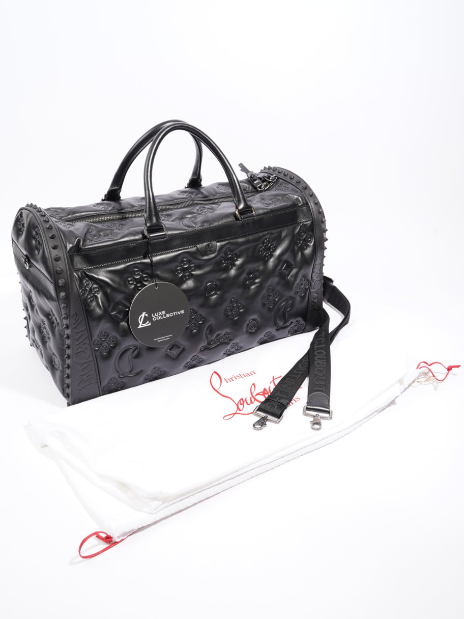 Christian Louboutin Sneakender Studded Duffle Bag Black Leather Image 11