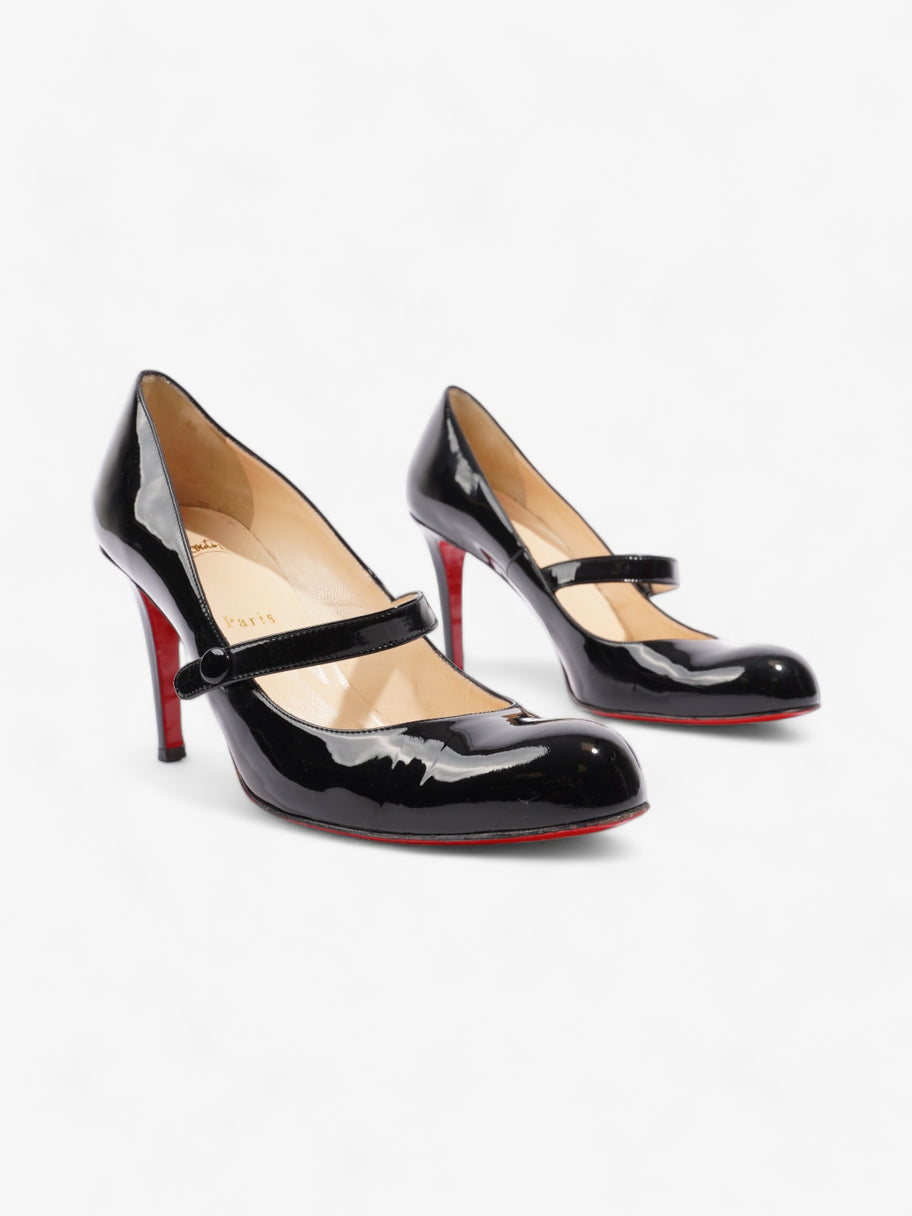 Christian Louboutin Wallis 85mm Black Patent Leather EU 39.5 UK 6.5 Image 2