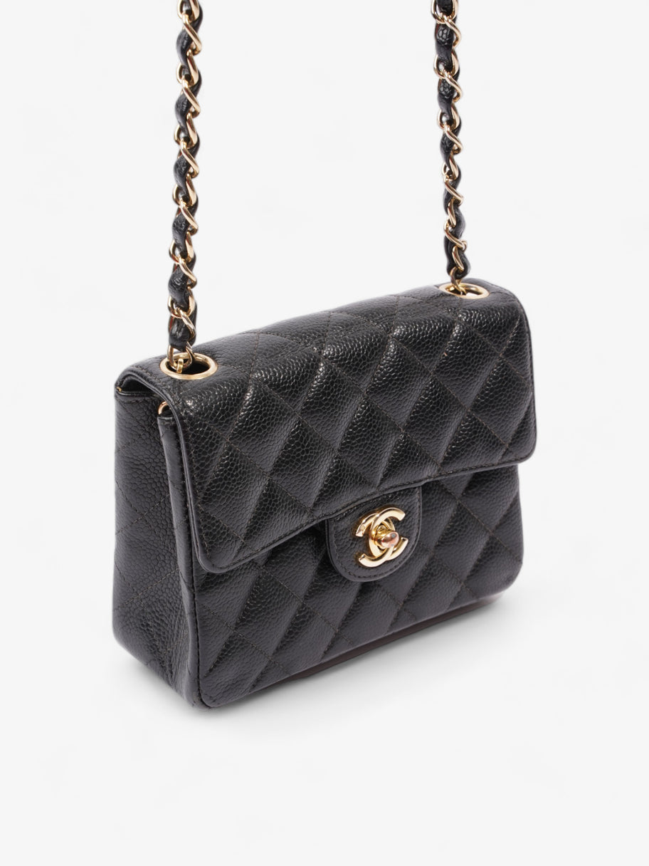 Classic Mini Flap Black Caviar Leather Image 7