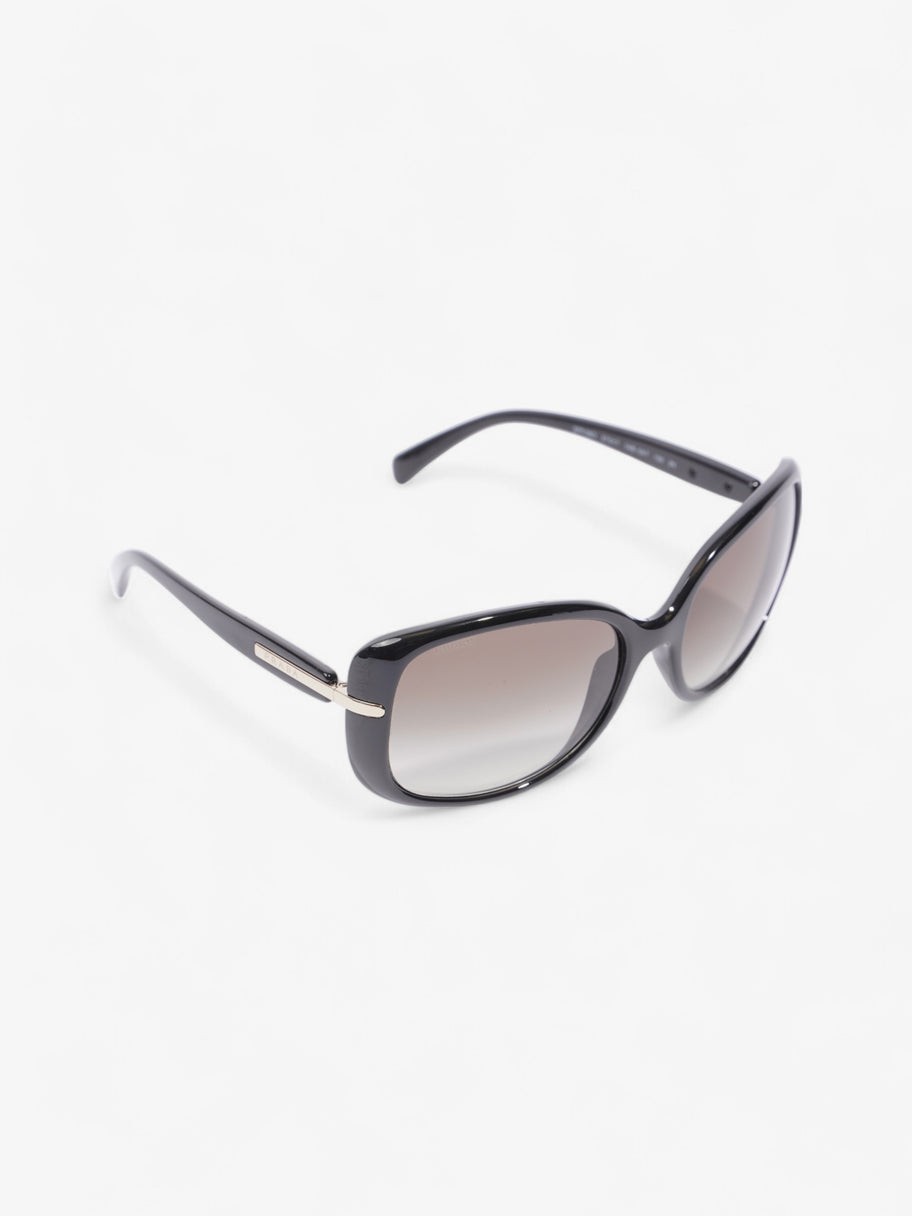 Prada Oversized Sunglasses Black / Light Gold Acetate 130mm Image 5