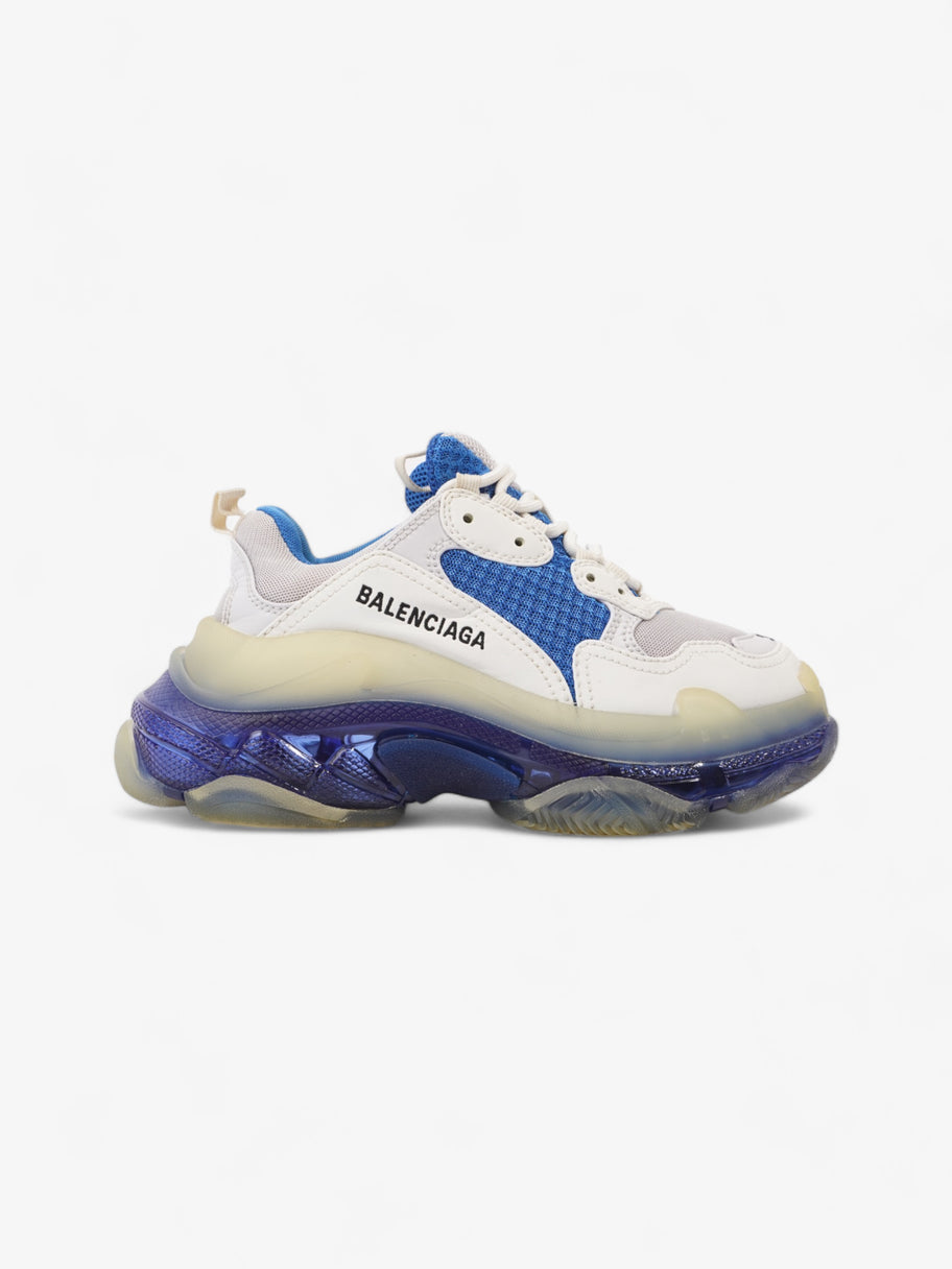 Balenciaga Triple S Clear Sole White / Blue Mesh EU 36 UK 3 Image 1