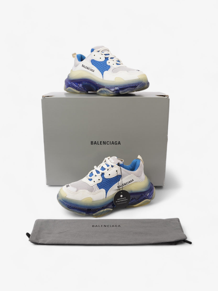 Balenciaga Triple S Clear Sole White / Blue Mesh EU 36 UK 3 Image 11