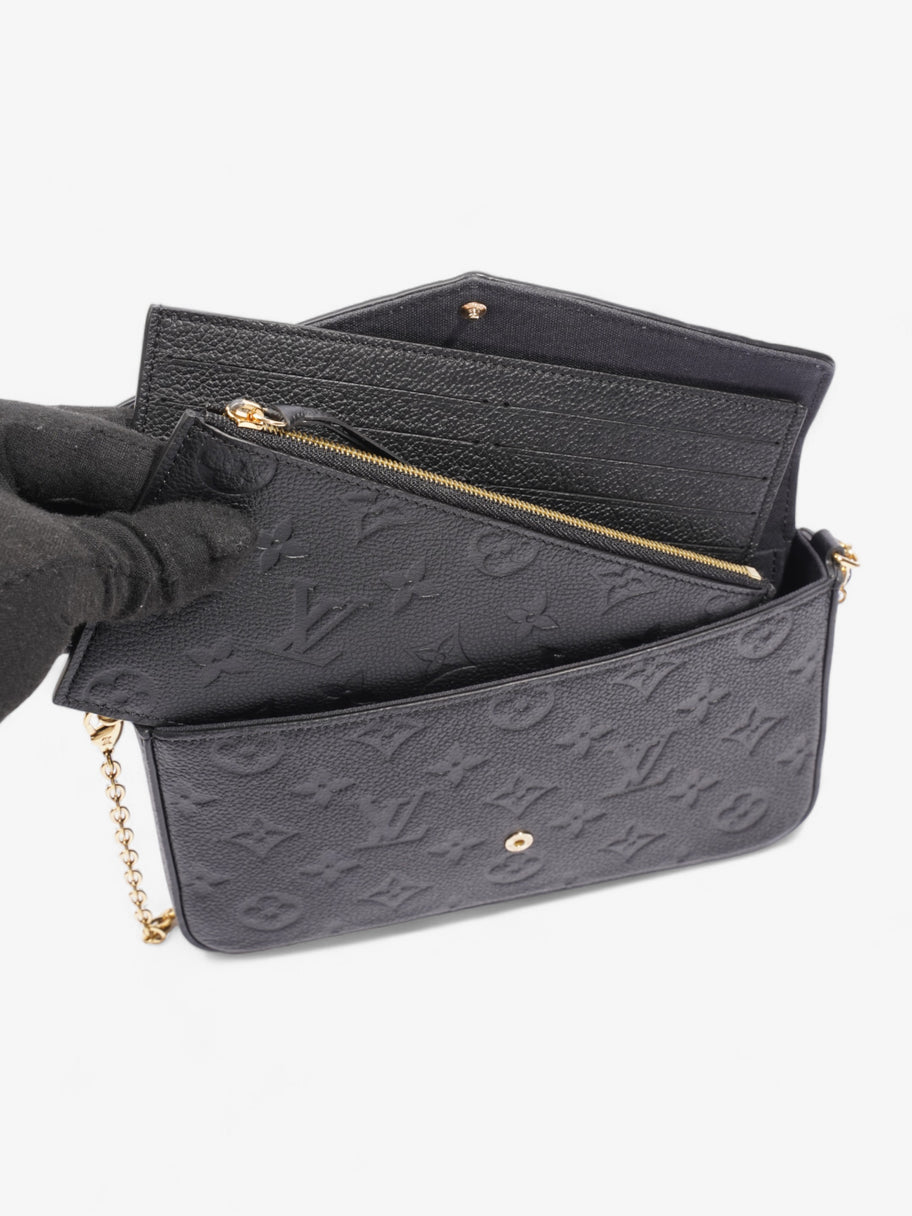 Louis Vuitton Pochette Felicie  Black Empreinte Leather Image 7