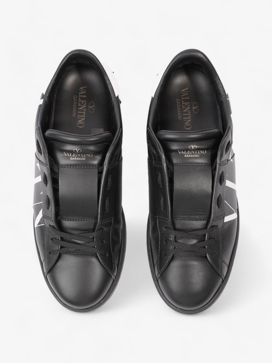 Valentino VLTN Open Sneaker Black / White Leather EU 42 UK 8 Image 8