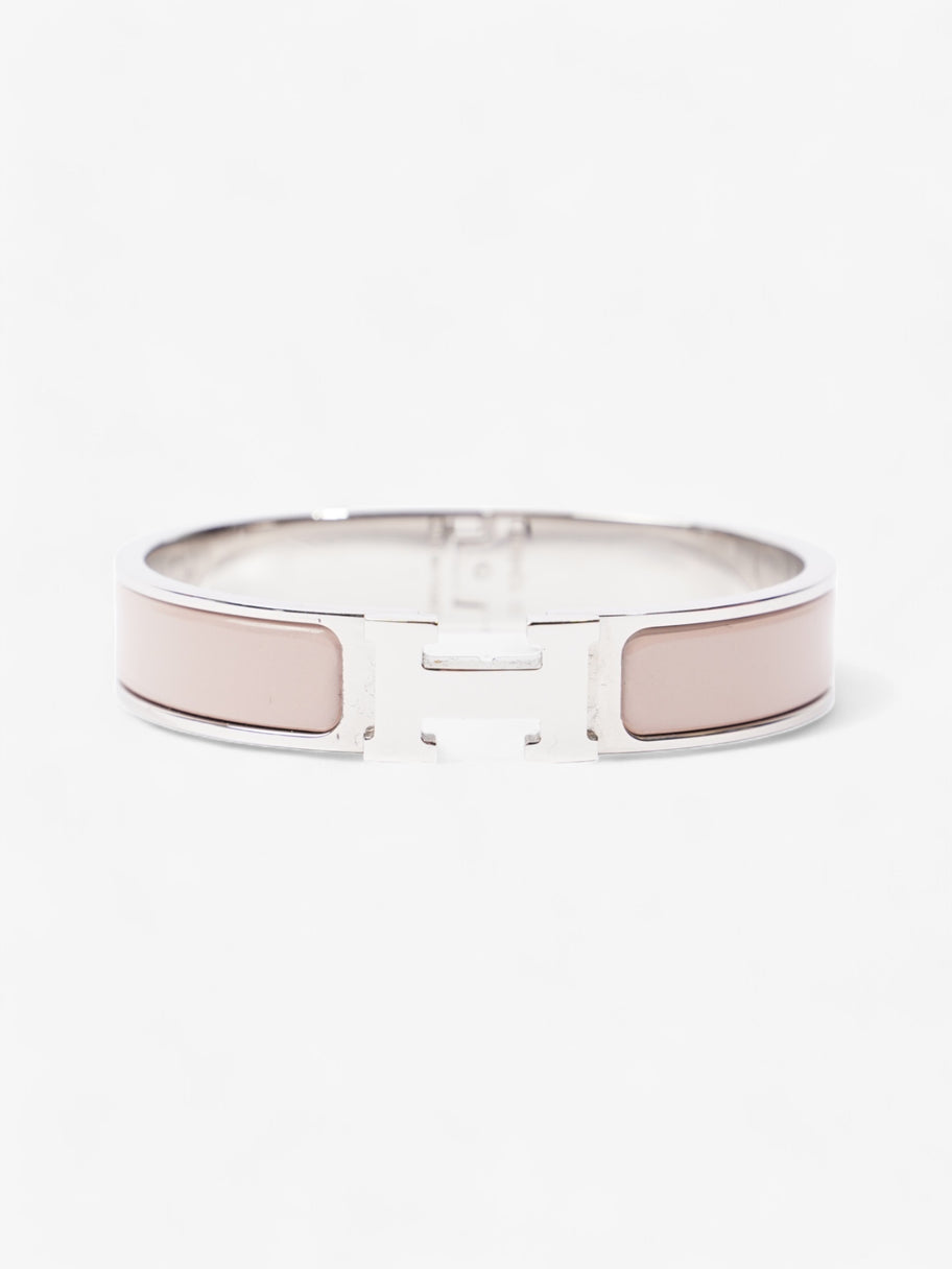 Hermes Clic H Bracelet Rose Candeur / Palladium Palladium PM Image 1