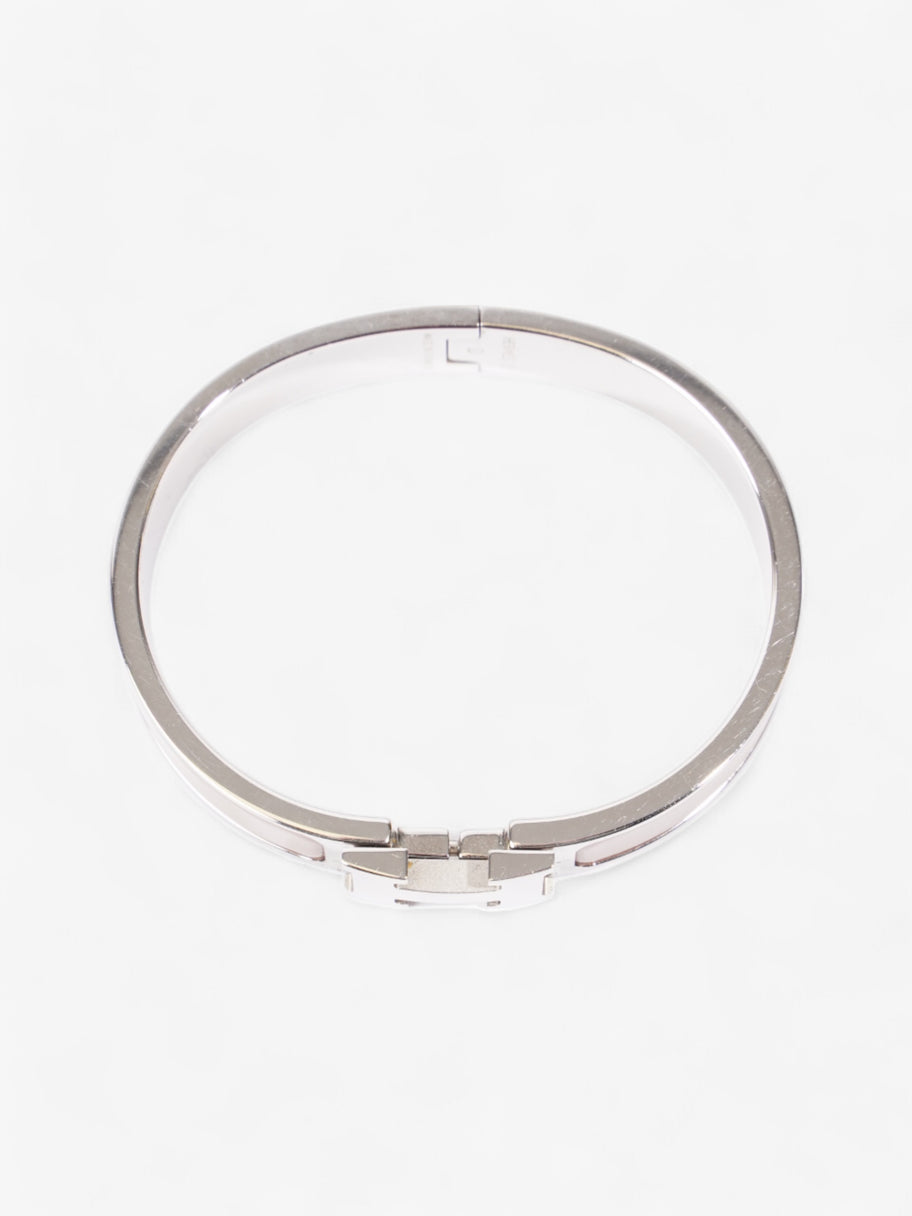 Hermes Clic H Bracelet Rose Candeur / Palladium Palladium PM Image 2