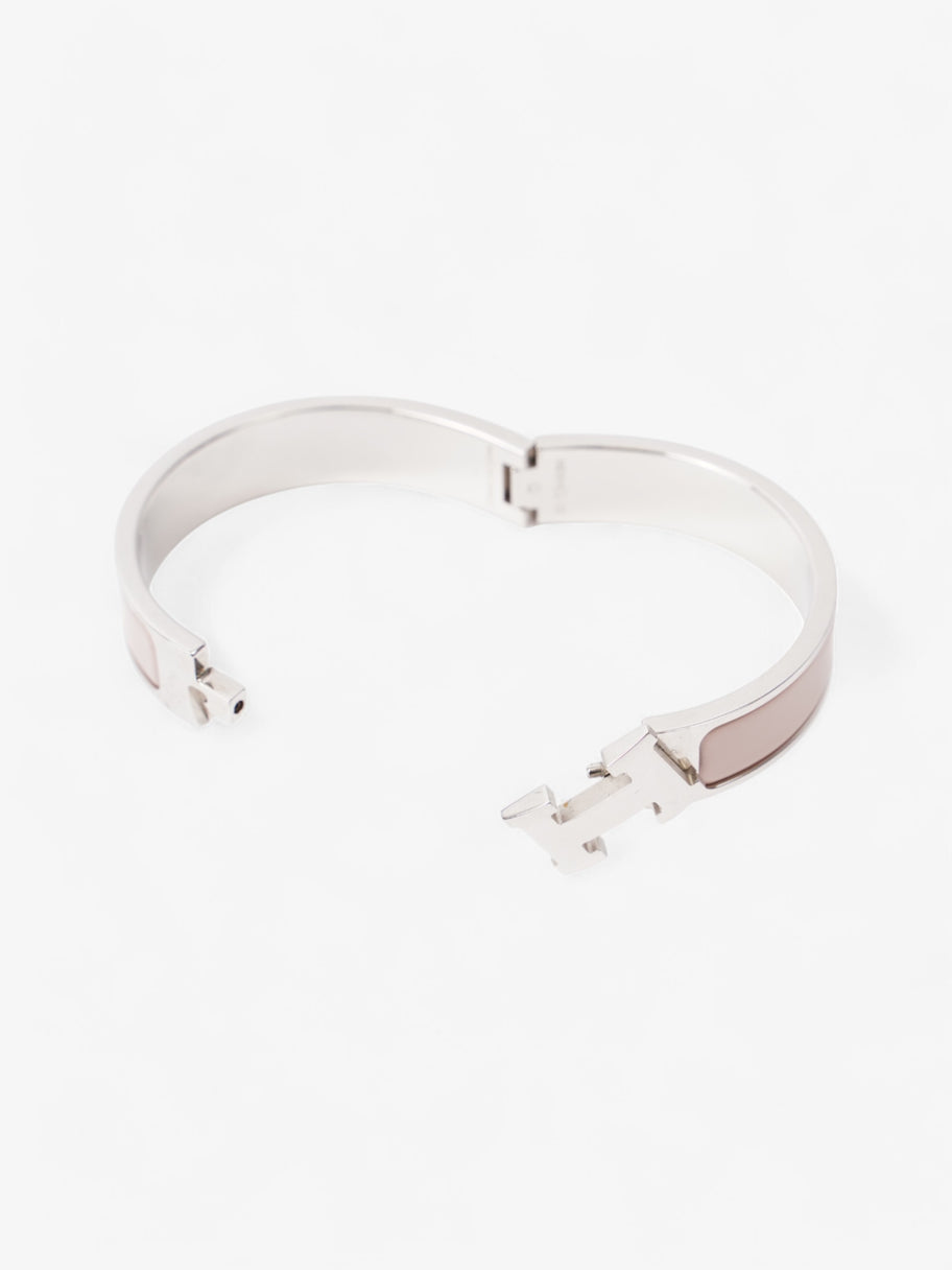 Hermes Clic H Bracelet Rose Candeur / Palladium Palladium PM Image 6