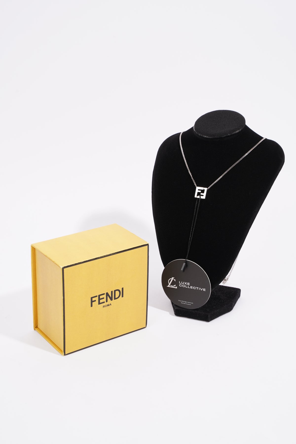 Fendi hot sale f necklace