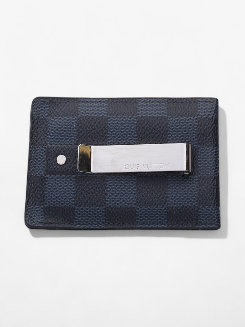  Louis Vuitton Card Holder with Money Clip Damier Graphite Coated Canvas