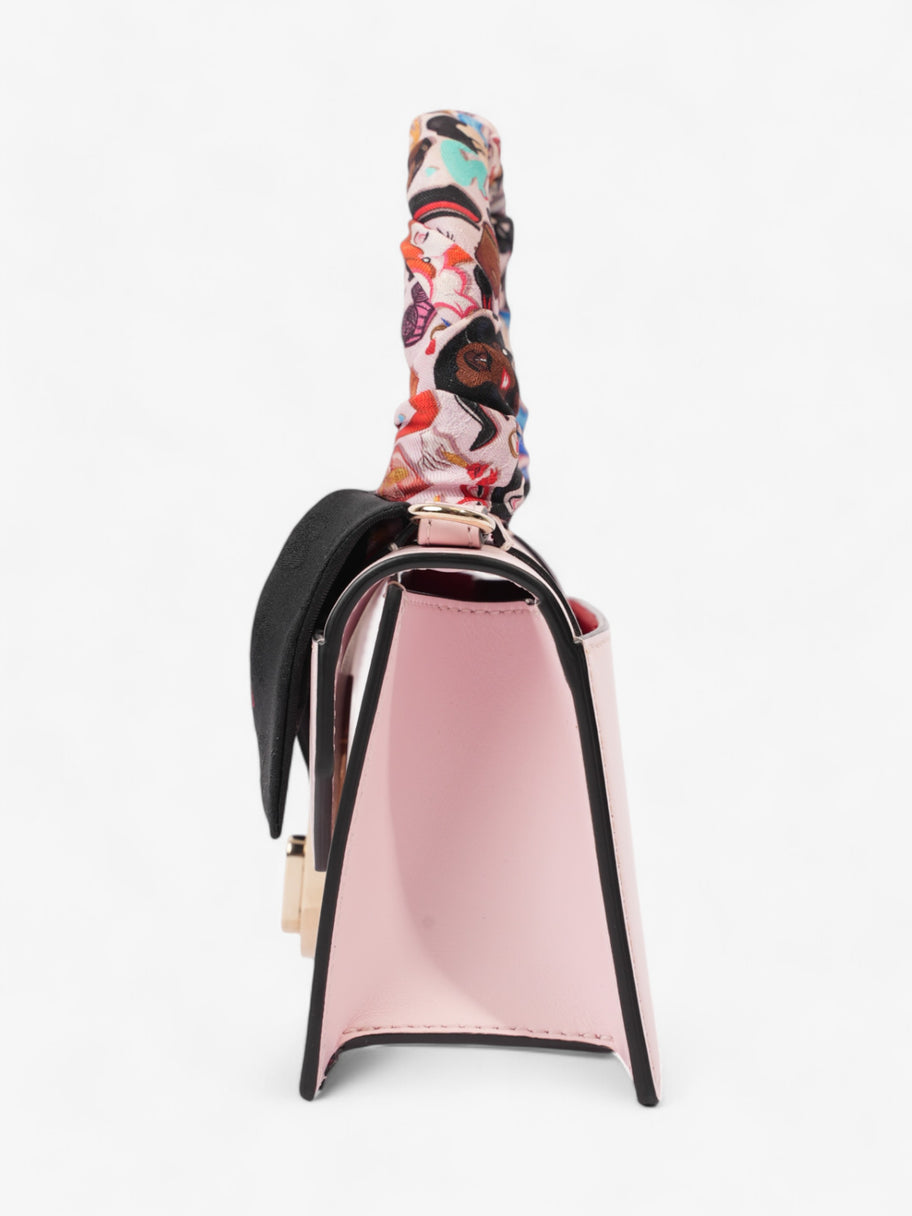 Christian Louboutin Elisa Baby Pink / Black Calfskin Leather Mini Image 3