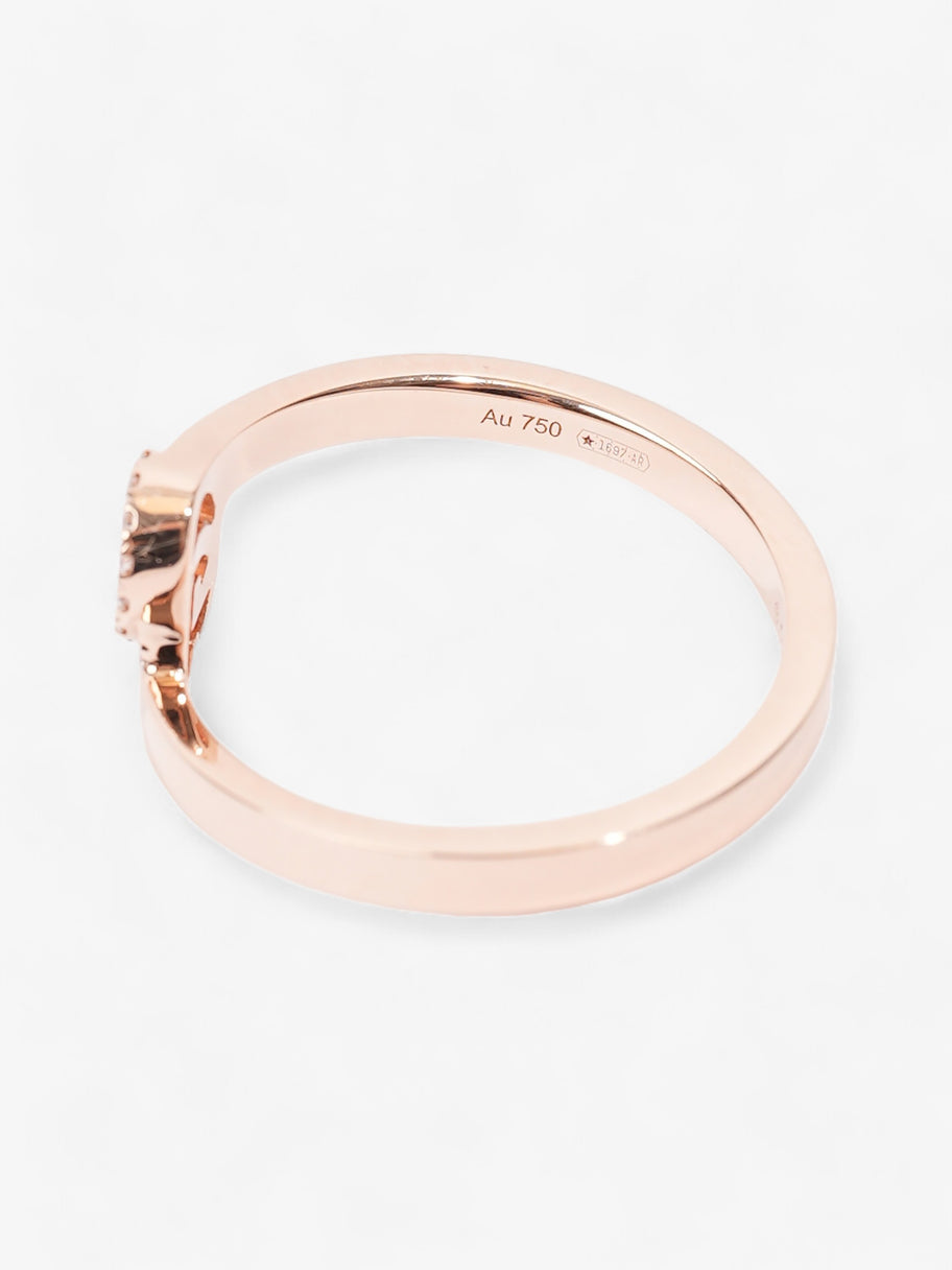 Gucci Running G Ring 18ct Rose Gold  / 0.5ct Diamond GG Rose Gold 49cm Image 4