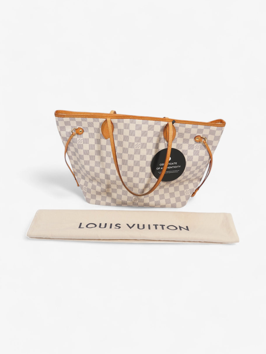 Louis Vuitton Neverfull Damier Azur Coated Canvas MM Image 12