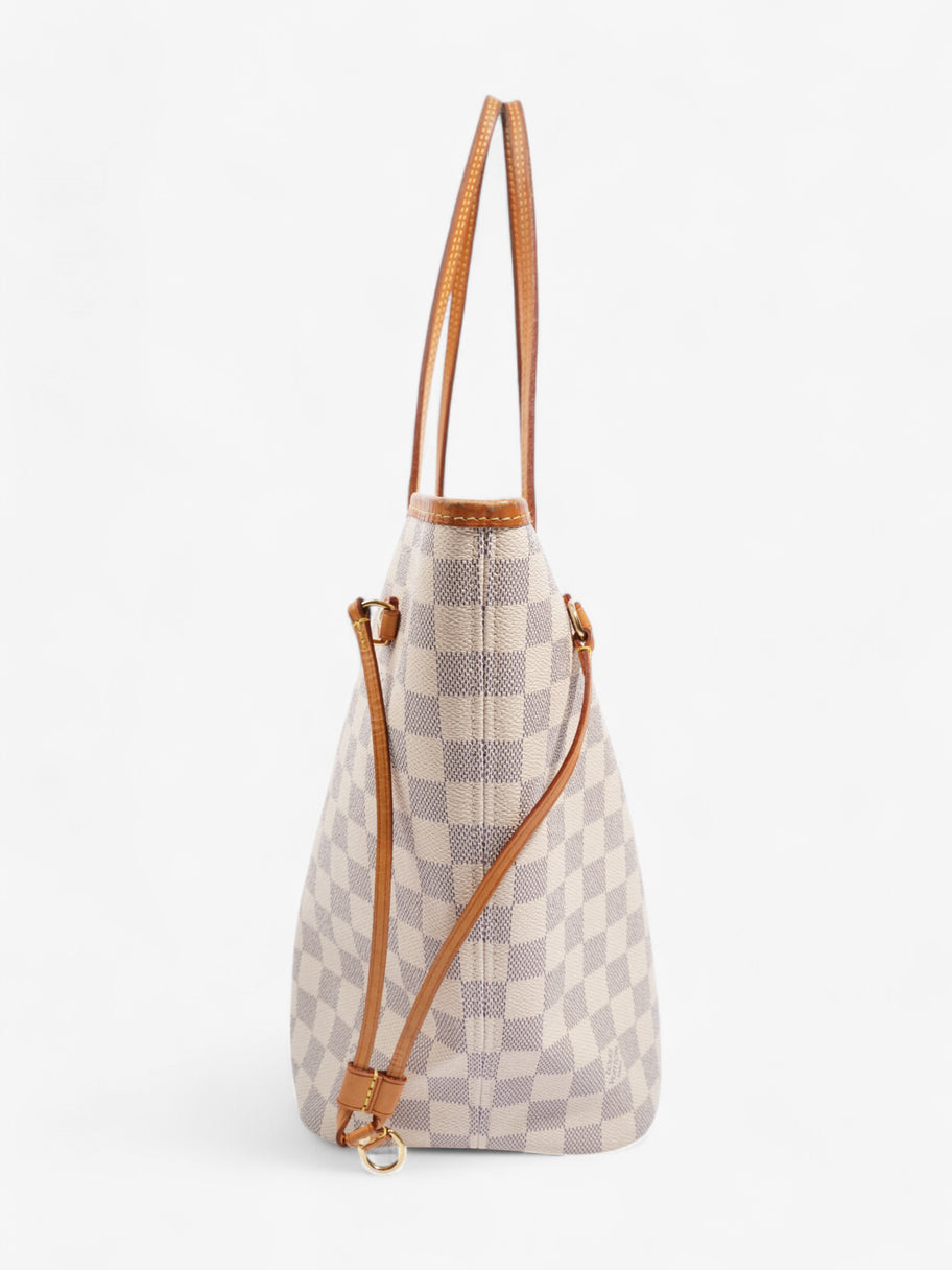 Louis Vuitton Neverfull Damier Azur Coated Canvas MM Image 3