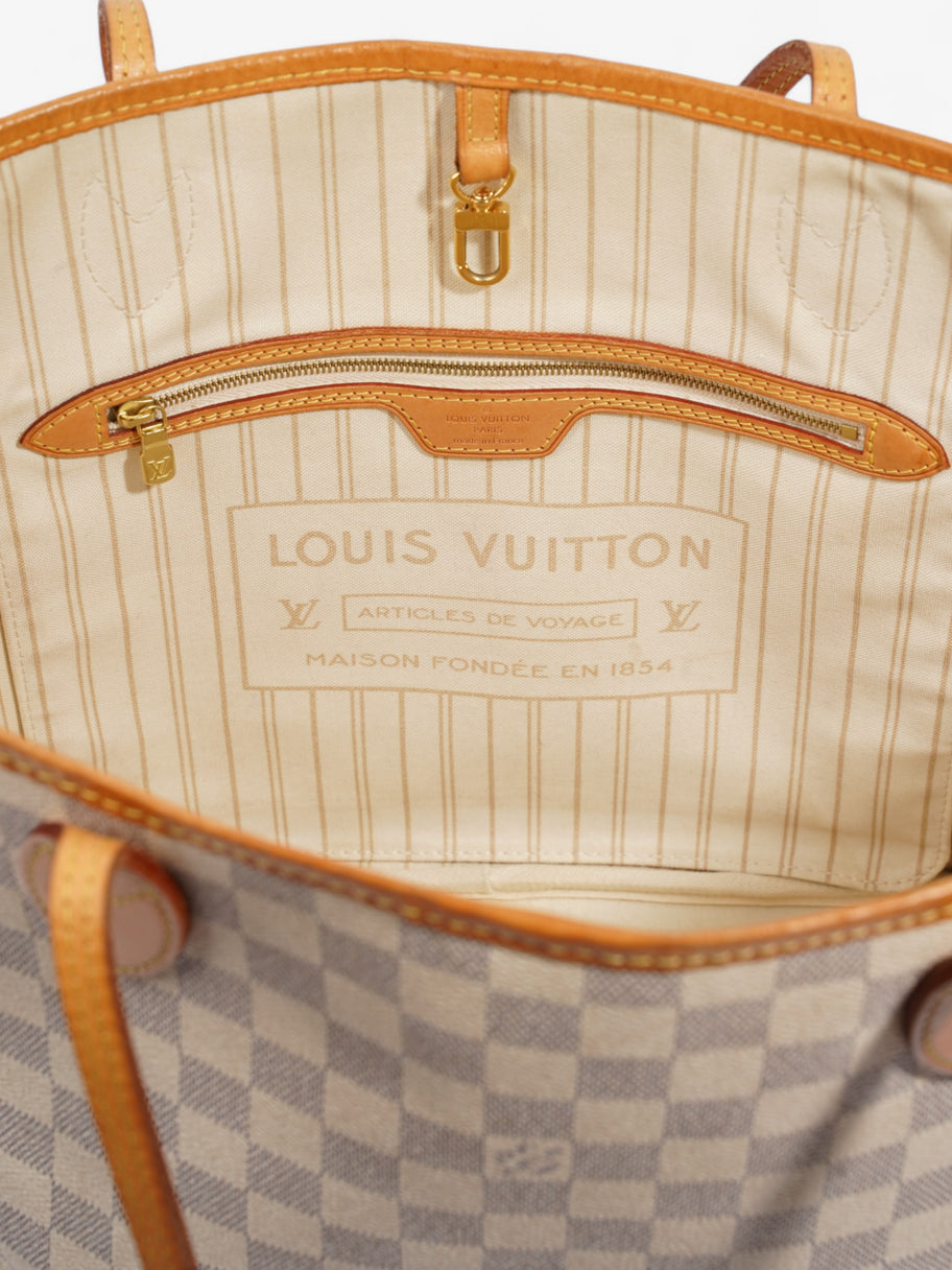 Louis Vuitton Neverfull Damier Azur Coated Canvas MM Image 8