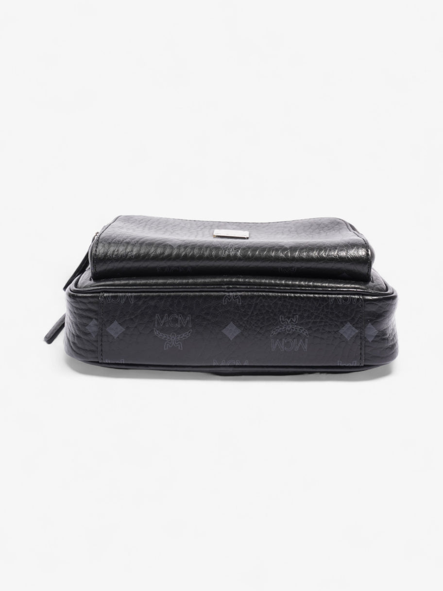 MCM Visetos Camera Black Leather Image 6