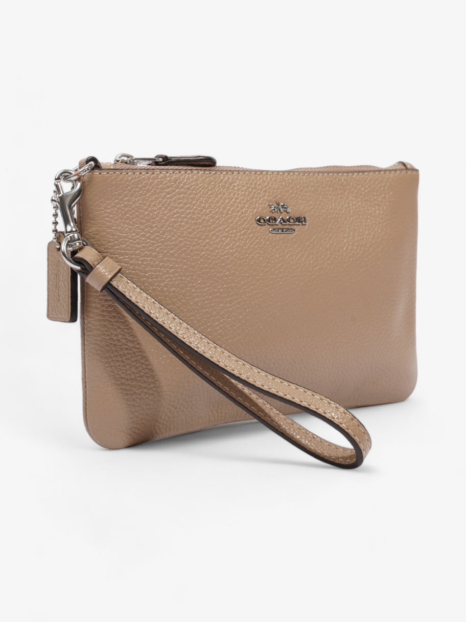 Coach Wristlet Beige Leather Image 5