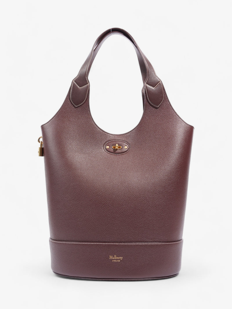  Mulberry Lily Tote Oxblood Calfskin Leather