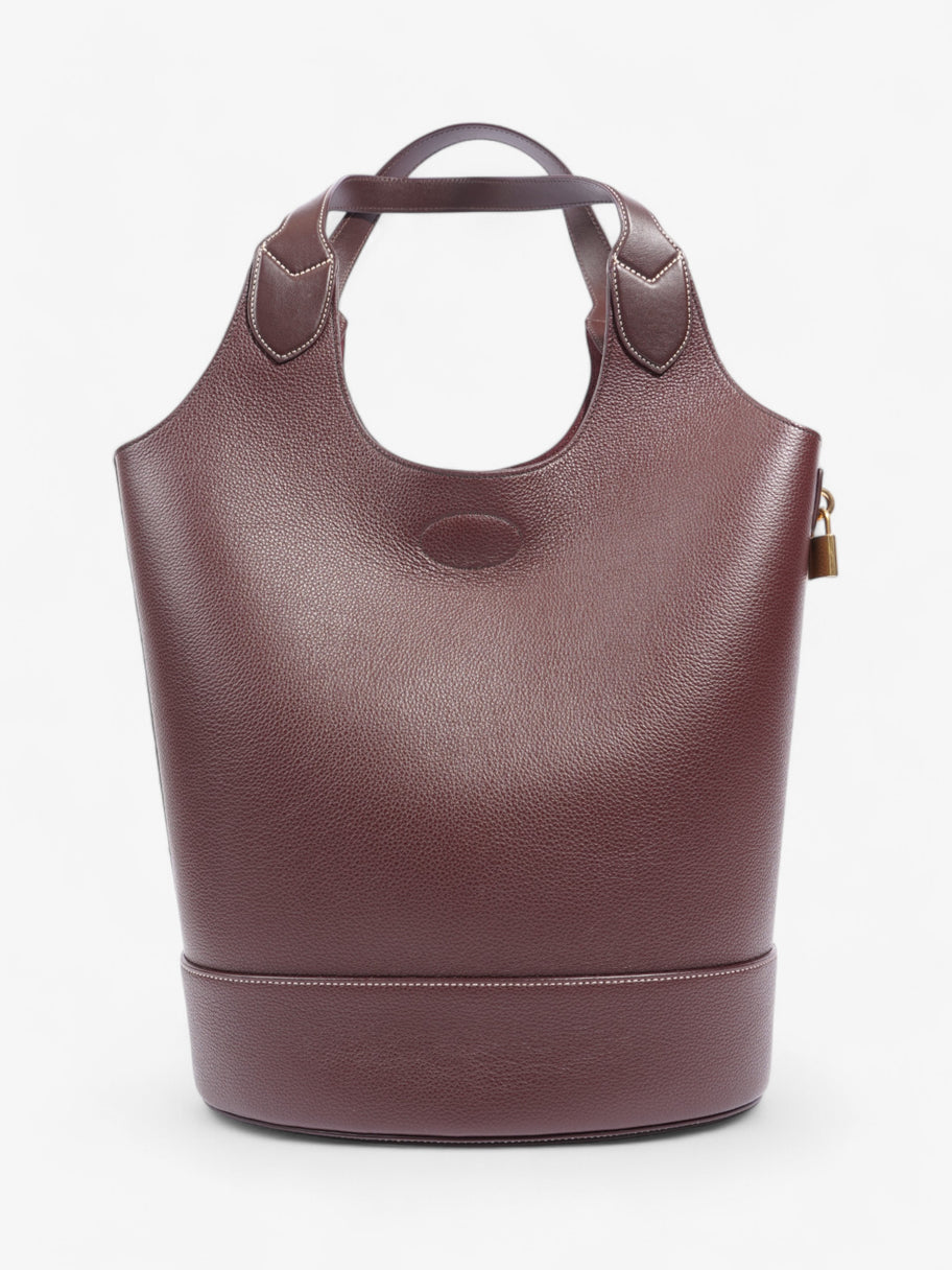 Mulberry Lily Tote Oxblood Calfskin Leather Image 4