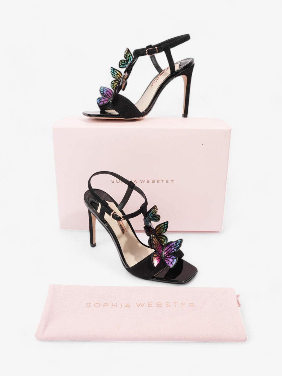 Sophia Webster Riva 80mm Black / Rainbow Suede EU 37.5 UK 4.5 Image 11