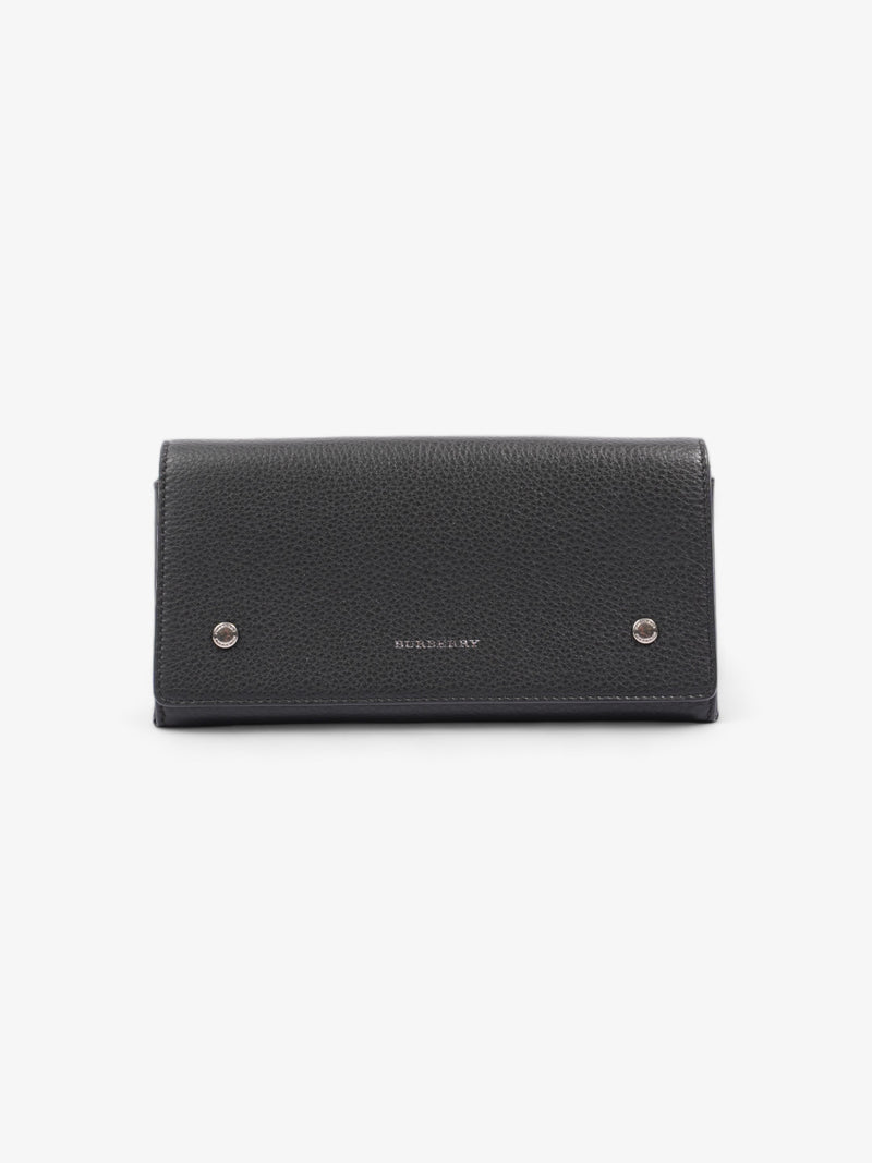  Continental Two In One Wallet  Black Leather