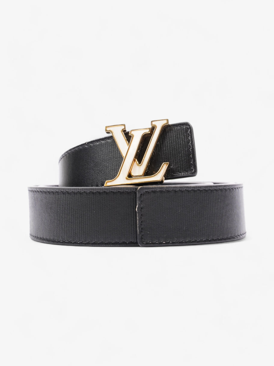 Louis Vuitton LV Seaside Reversible Belt Black Gold Leather 90cm 3 Luxe Collective