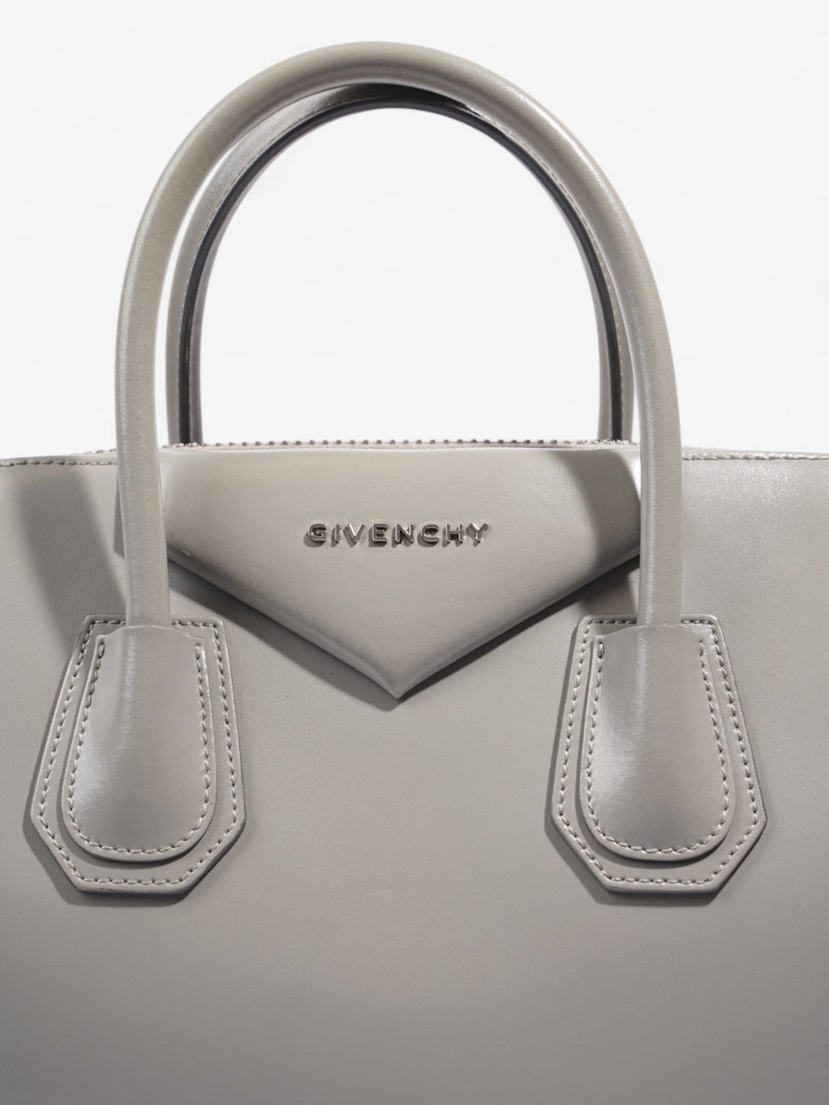 Givenchy Antigona Grey Calfskin Leather Medium Image 7